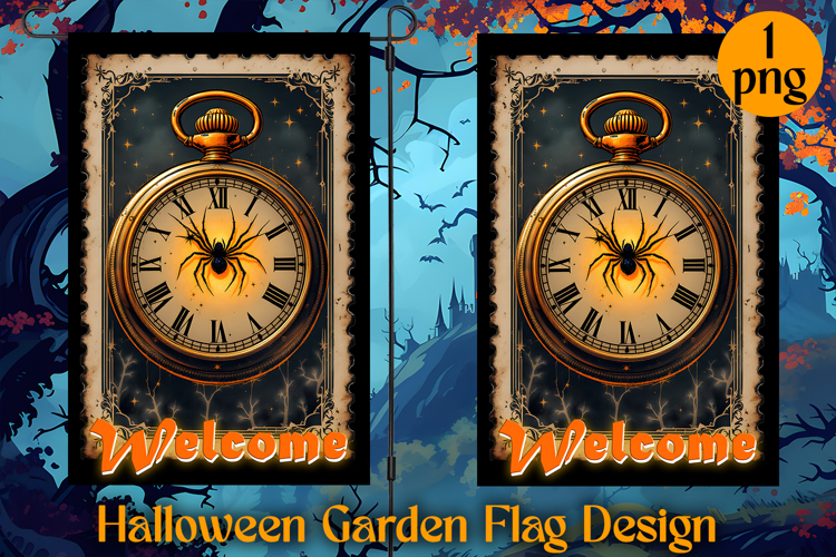 Garden Flag Sublimation designs | Halloween Sublimation