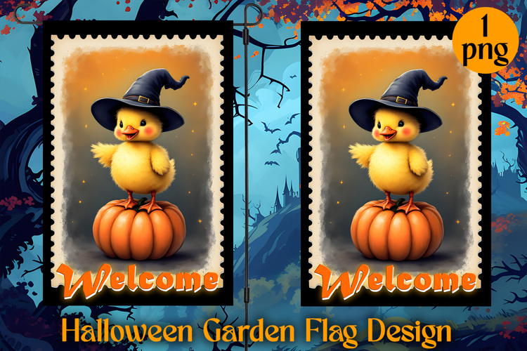 Garden Flag Sublimation designs | Halloween Sublimation