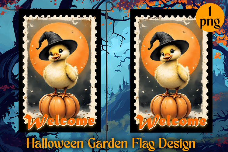 Garden Flag Sublimation designs | Halloween Sublimation