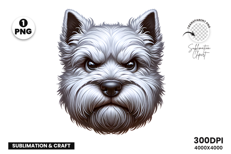 west highland terrier, westie clipart, dog clipart, dog png, sublimation design, sarcastic dog art, pet clipart, fluffy dog png, dog lover gift, printable clipart