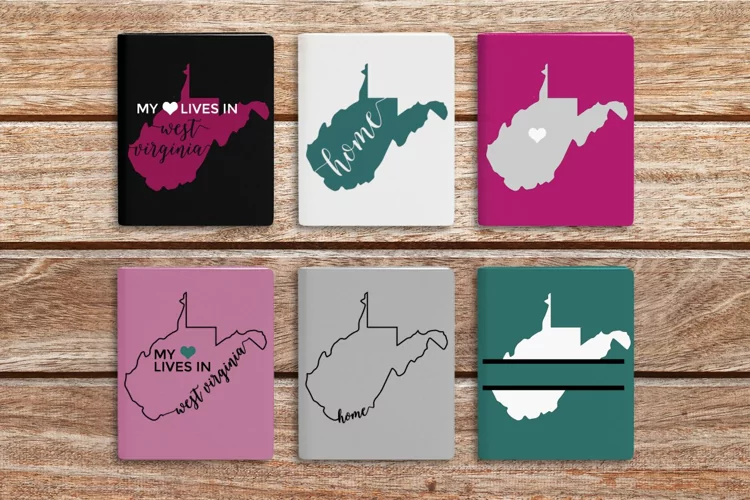 State of West Virginia SVG File Cutting Template