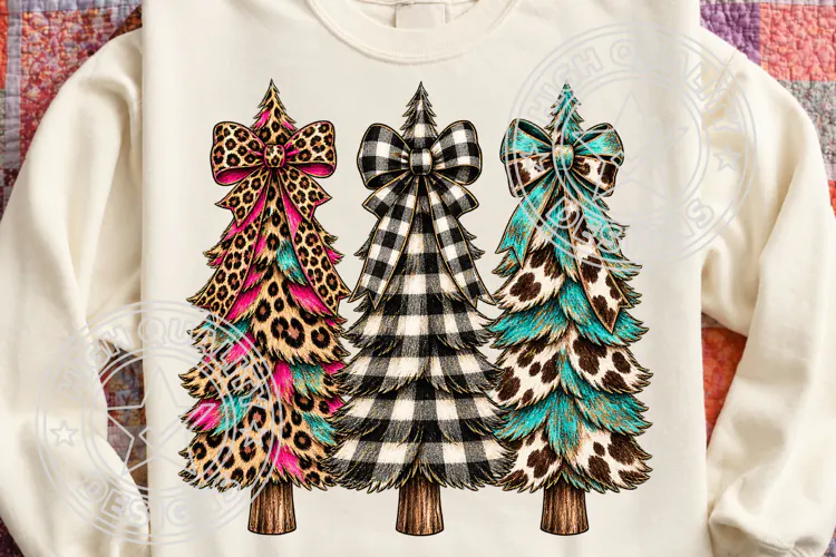 Western Christmas Tree PNG, Cowgirl Christmas PNG