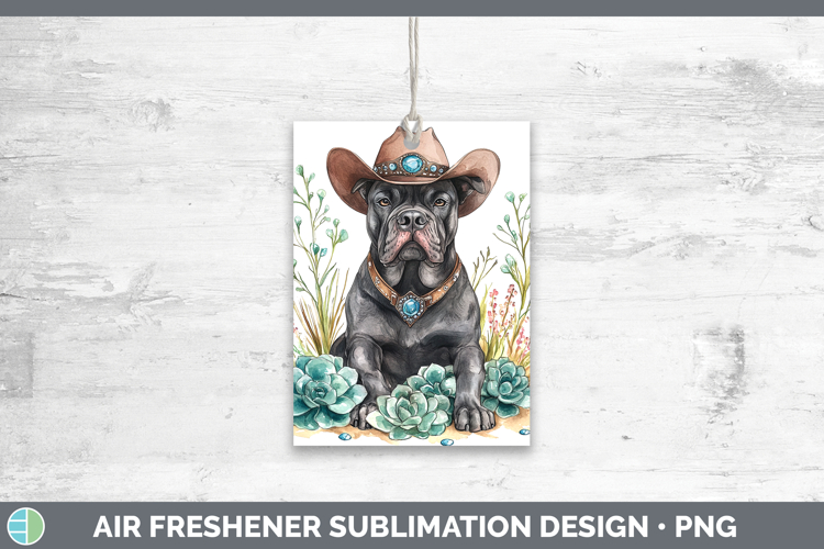 Western Cowboy Dogs -04 Cane Corso Air Freshener Sublimation
