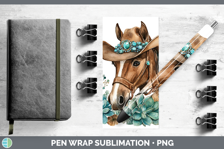 GorgeousWestern Cowboy Pen Wrap design.