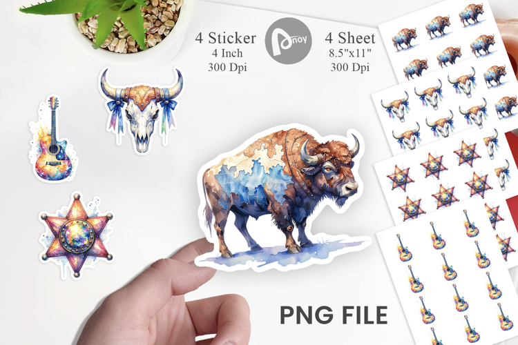 Western Cowgirl Sticker