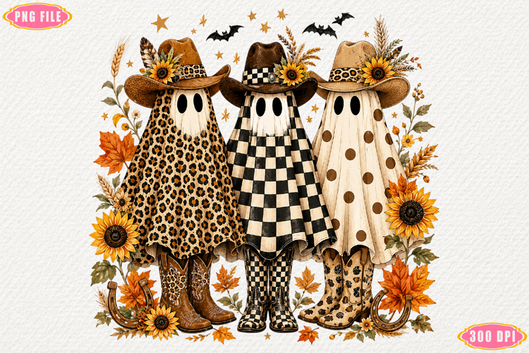 Western Fall Halloween PNG