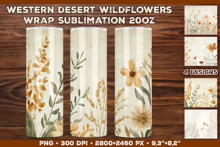 20 Oz Sublimation Tumbler Wrap Image 4