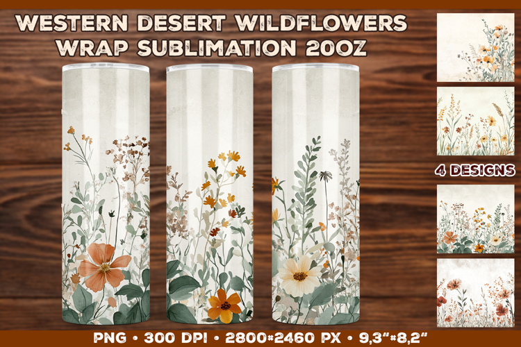 20 Oz Sublimation Tumbler Wrap Image 3