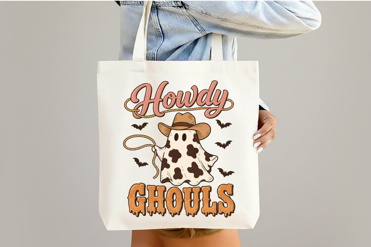 Western Halloween Howdy Ghouls PNG example image 1
