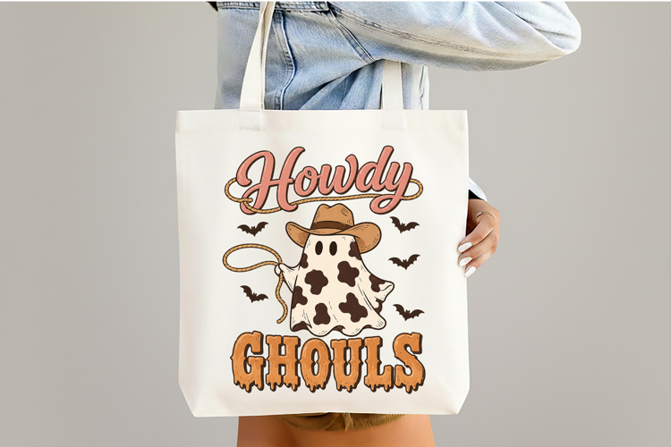Western Halloween Howdy Ghouls PNG