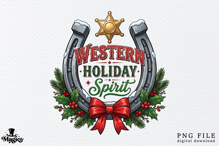 Western Holiday Spirit PNG example image 1