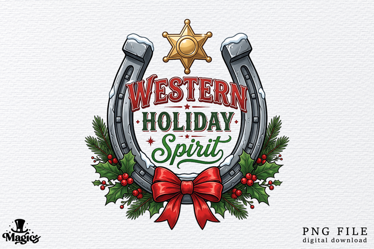 Western Holiday Spirit PNG