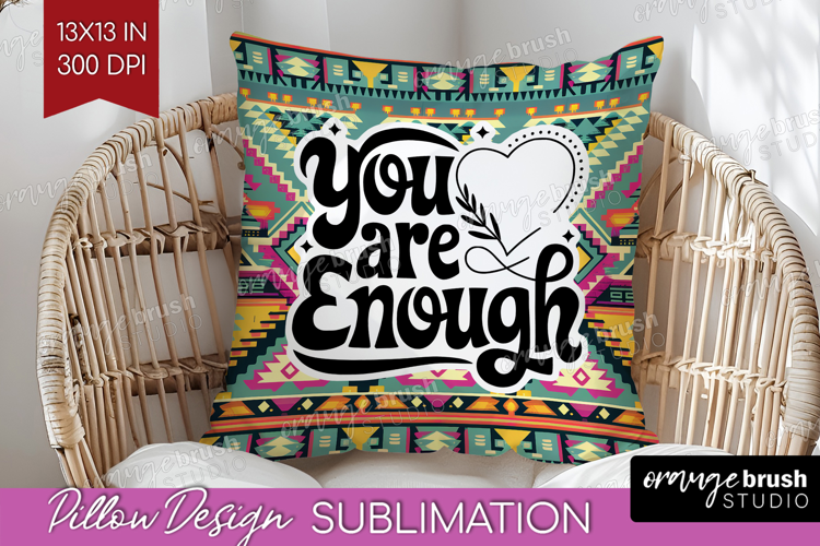 Inspirational Quote Pillow Sublimation - Western Pillow PNG