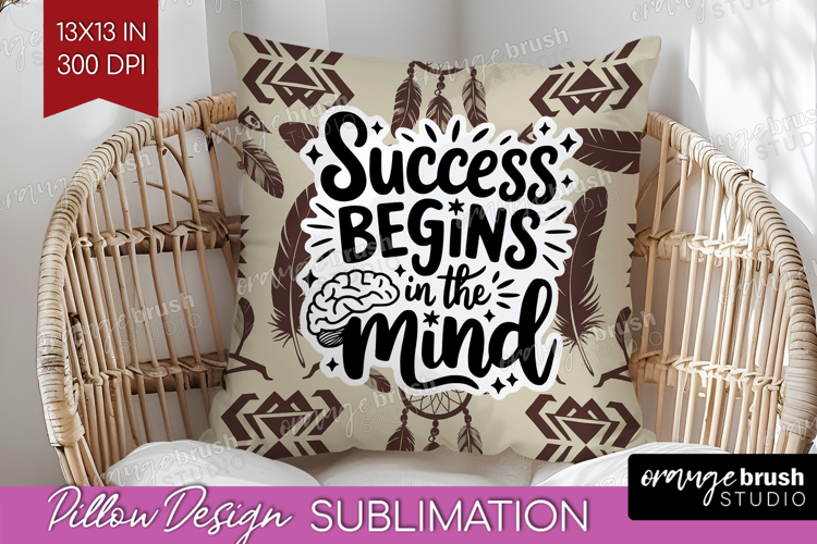 Inspirational Quote Pillow Sublimation - Western Pillow PNG