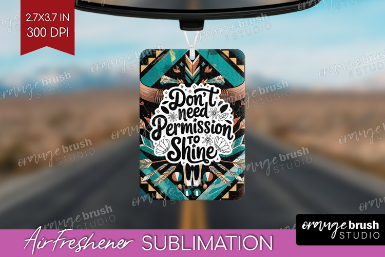 Inspirational Quote Air Freshener PNG - Western PNG