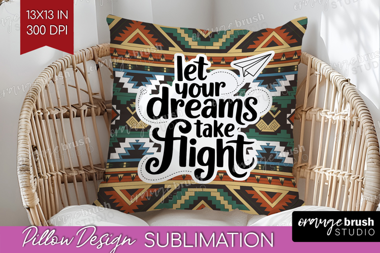 Inspirational Quote Pillow Sublimation - Western Pillow PNG