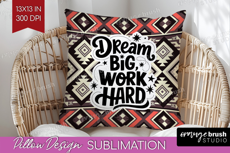 Inspirational Quote Pillow Sublimation - Western Pillow PNG