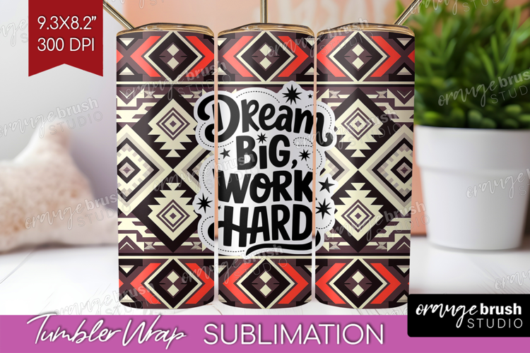Inspirational Quote Tumbler Wrap - Western Tumbler PNG