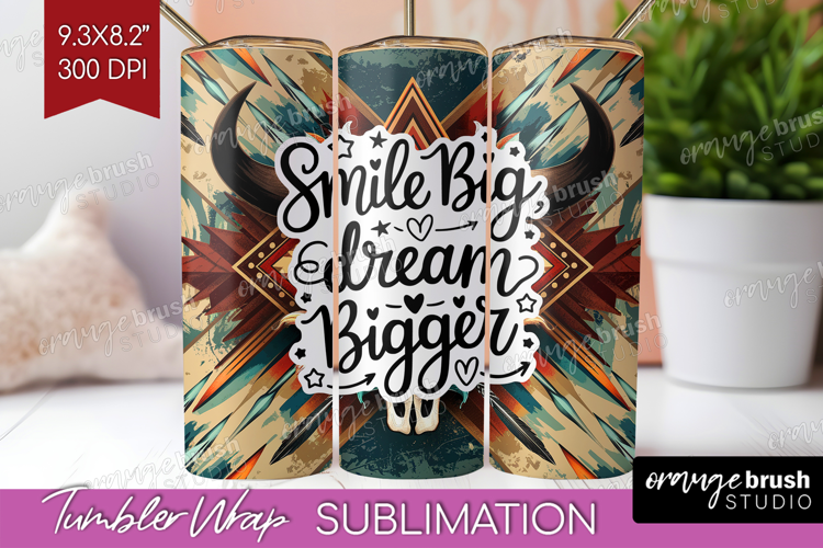 Inspirational Quote Tumbler Wrap - Western Tumbler PNG