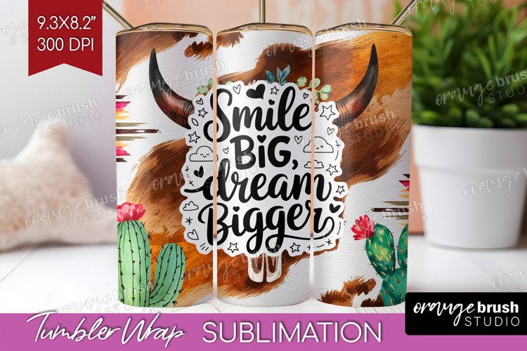 Inspirational Quote Tumbler Wrap - Western Tumbler PNG