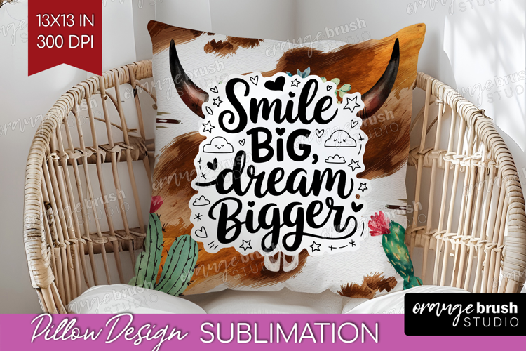 Inspirational Quote Pillow Sublimation - Western Pillow PNG