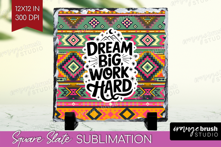 Inspirational Quote Slate PNG - Western Square Slate example image 1