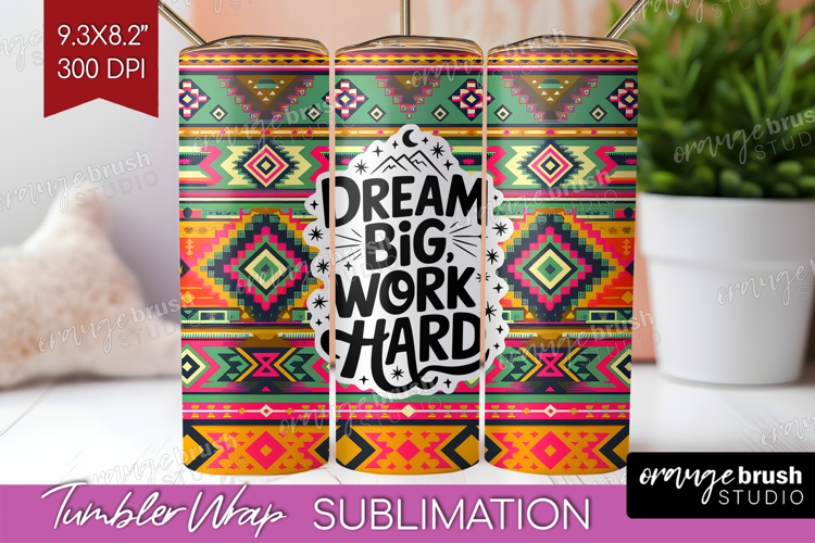 Inspirational Quote Tumbler Wrap - Western Tumbler PNG
