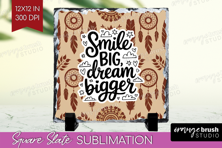 Inspirational Quote Slate PNG - Western Square Slate example image 1