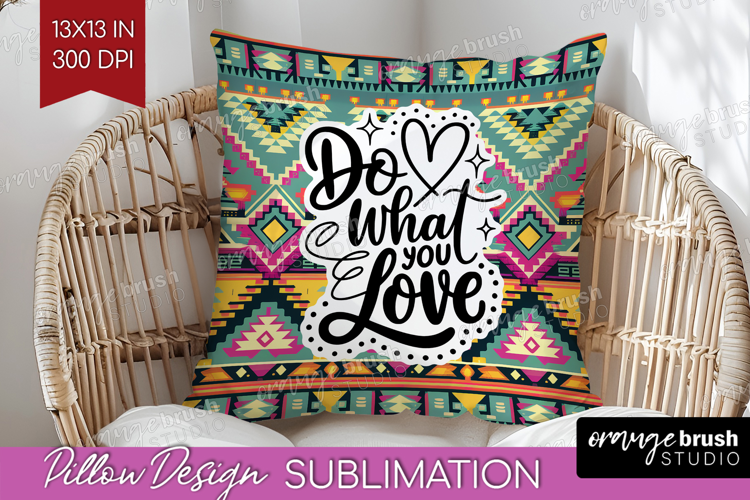 Inspirational Quote Pillow Sublimation - Western Pillow PNG