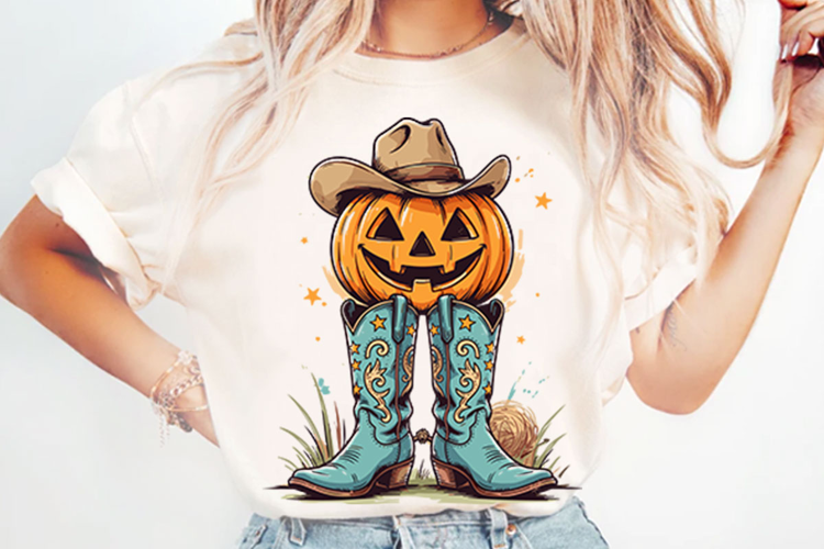 Western Pumpkin PNG Designs