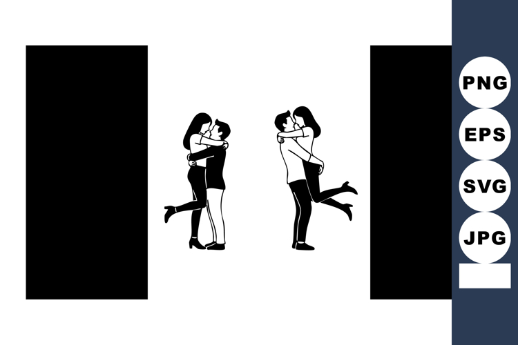 Couple Silhouette Image 10