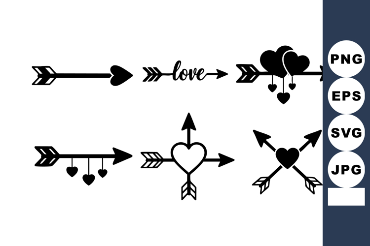 Cupid Arrow Clipart Image 21
