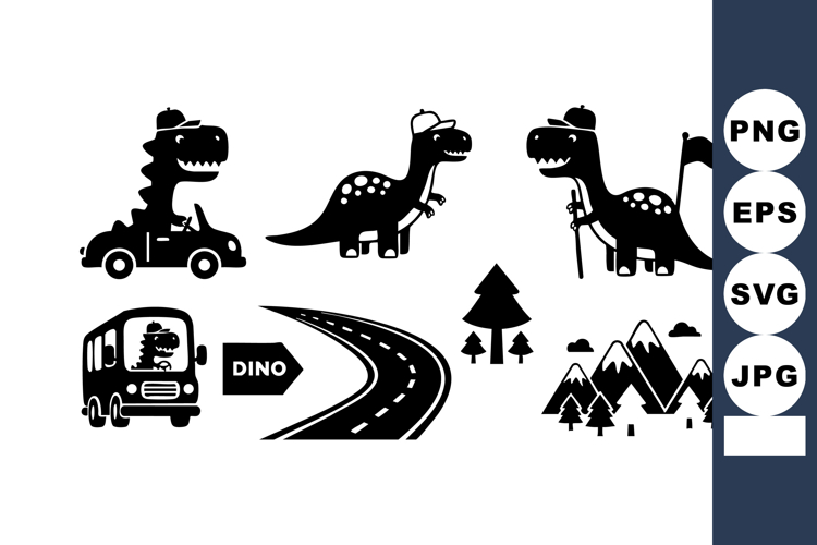 Dinosaur Vectors Image 19