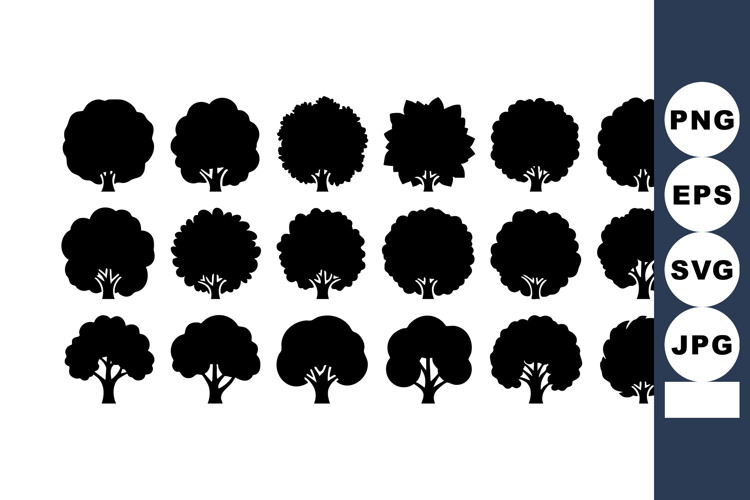 Tree Silhouette Vector Image 20
