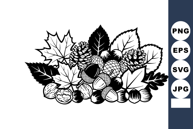 Acorns Clipart Image 2