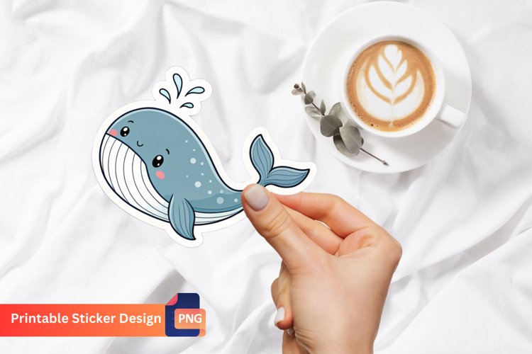 Blue Whale Clipart Image 12