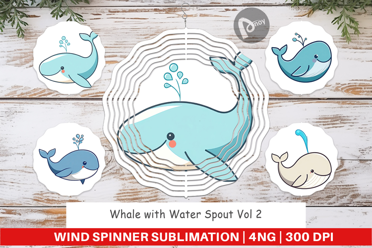 Wind Spinner Whale Spout
