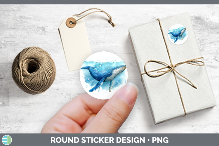 GorgeousWhales Sketch Stickers design.