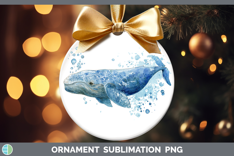 Dwarf Sperm Whale Whales Sketch Ornament Sublimation Design