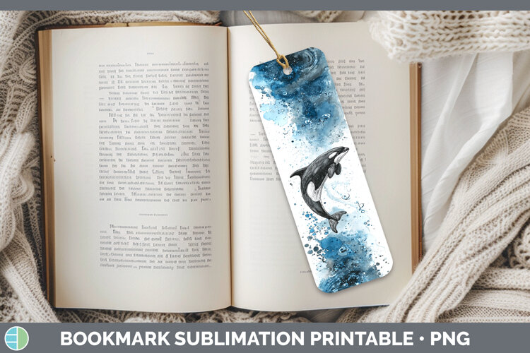 GorgeousWhales Sketch Bookmark design.