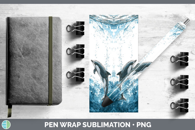 GorgeousWhales Sketch Pen Wrap design.