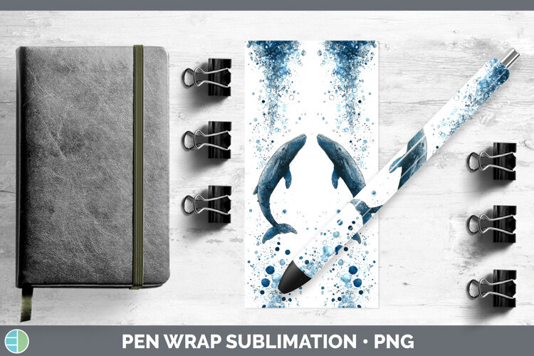 GorgeousWhales Sketch Pen Wrap design.