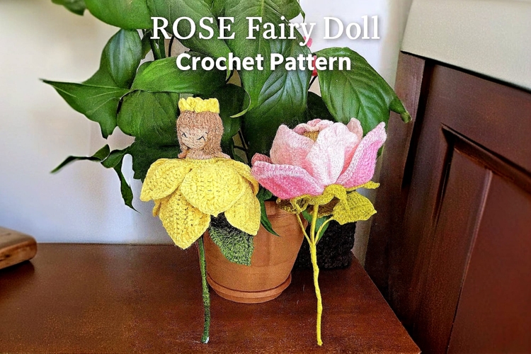 ROSE Fairy Doll Crochet Amigurumi Pattern