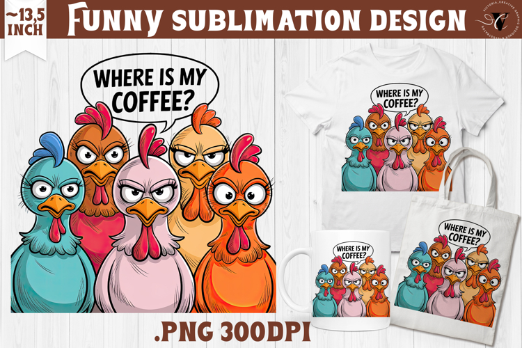 Chickens Clipart Image 6