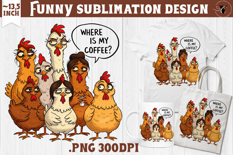Chickens Clipart Image 23