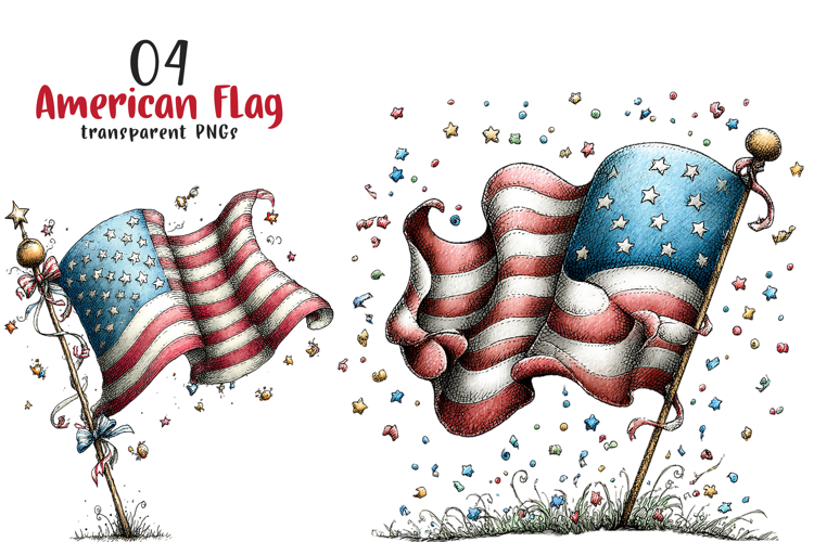 Red Flag Clipart Image 9