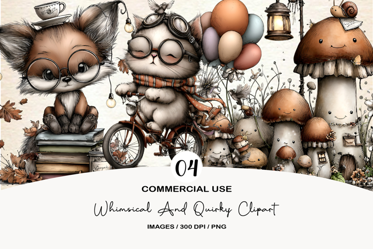 Whimsical And Quirky Clipart