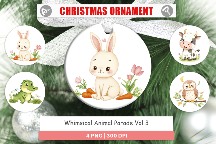 Ornament Whimsical Animal Parade