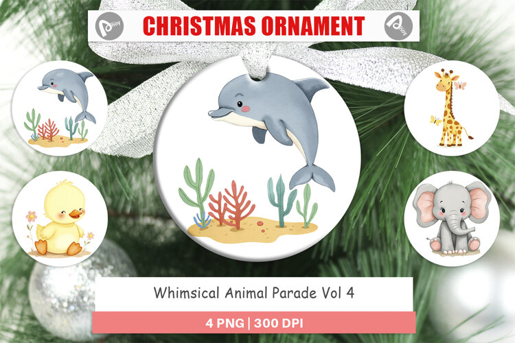 Ornament Whimsical Animal Parade example image 1