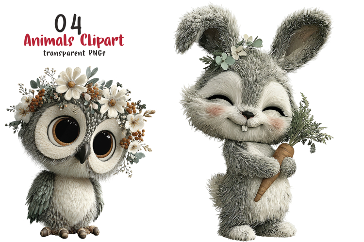 Whimsical Animals Clipart